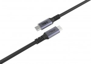 Kabel USB MicroConnect USB-C - USB-C 1 m Czarny (Premium USB4 USB-C cable 1m) 2