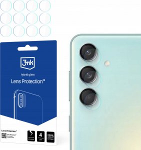 3MK Szkło hybrydowe na obiektyw aparatu 3MK Lens Protect Samsung Galaxy M55 [4 PACK] 1