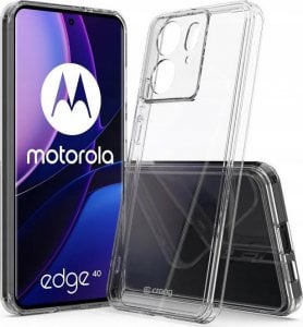 Crong Crong Crystal Shield Cover - Etui Motorola Edge 40 (przezroczysty) 1