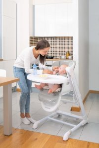 Caretero KRZESEŁKO + HUŚTAWKA INDIGO BLACK WINE 14