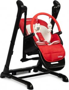 Caretero KRZESEŁKO + HUŚTAWKA INDIGO BLACK WINE 19