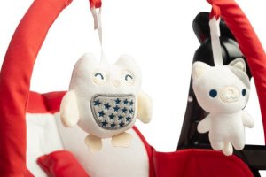 Caretero KRZESEŁKO + HUŚTAWKA INDIGO BLACK WINE 33