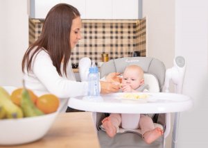 Caretero KRZESEŁKO + HUŚTAWKA INDIGO BLACK WINE 35