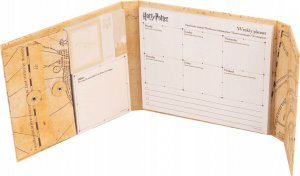 Harry Potter Harry Potter - Planner tygodniowy z karteczkami samoprzylepnymi (19,3 x 16,5 cm) 1