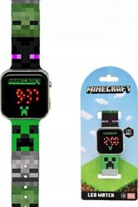 KiDS Licensing Zegarek LED Minecraft MIN4165 KiDS Licensing 1