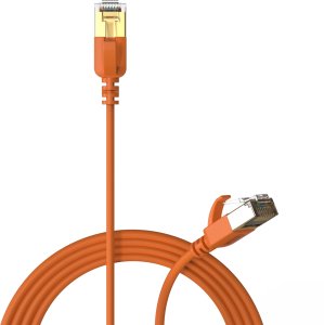 Procab PROCAB CSD570OR/1 Kabel sieciowy Slimline - CAT7 RJ45 U/FTP Wersja pomarańczowa - 1 metr 1