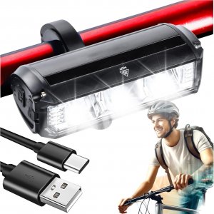 Alogy Lampka rowerowa przednia halogen LED światło oświetlenie roweru na przód rower kierownicę Mocna 900lm Alogy 610 czarna 5