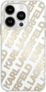 Karl Lagerfeld Karl Lagerfeld KLHCP15LHKFOEMD iPhone 15 Pro 6.1" złoty/gold hardcase IML Fullover  Logo 1