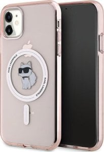 Karl Lagerfeld Karl Lagerfeld KLHMN61HFCCNOP iPhone 11 / Xr 6.1" różowy/pink hardcase IML Choupette MagSafe 1