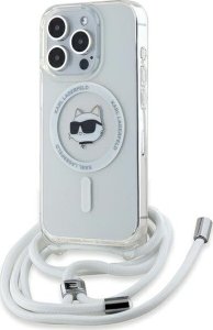 Karl Lagerfeld Karl Lagerfeld KLHMP14XHCCHNT iPhone 14 Pro Max 6.7" hardcase transparent IML Choupette Head & Cord Magsafe 1