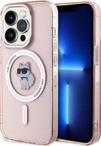 Karl Lagerfeld Karl Lagerfeld KLHMP14LHFCCNOP iPhone 14 Pro 6.1" różowy/pink hardcase IML Choupette MagSafe 1