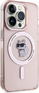 Karl Lagerfeld Karl Lagerfeld KLHMP14XHFCCNOP iPhone 14 Pro Max 6.7" różowy/pink hardcase IML Choupette MagSafe 4