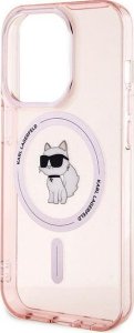 Karl Lagerfeld Karl Lagerfeld KLHMP14XHFCCNOP iPhone 14 Pro Max 6.7" różowy/pink hardcase IML Choupette MagSafe 6