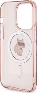 Karl Lagerfeld Karl Lagerfeld KLHMP14XHFCCNOP iPhone 14 Pro Max 6.7" różowy/pink hardcase IML Choupette MagSafe 7