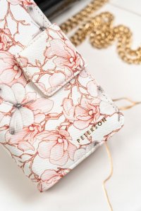 Peterson Duży, pionowy portfel damski ze skóry ekologicznej w kwiaty - Peterson NoSize 3