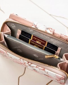 Peterson Duży, pionowy portfel damski ze skóry ekologicznej w kwiaty - Peterson NoSize 8