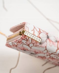 Peterson Duży, pionowy portfel damski ze skóry ekologicznej w kwiaty - Peterson NoSize 10