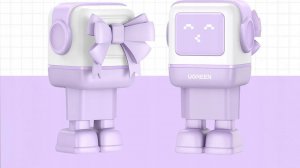 Ładowarka Ugreen Ładowarka sieciowa UGREEN Nexode Robot GaN 2xUSB-A, USB-C 65W fioletowa 2