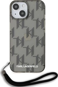 Karl Lagerfeld Etui Karl Lagerfeld KLHCP15SHKDPNSK Apple iPhone 15 / 14 / 13 hardcase IML Mono KL Pattern & Cord czarny/black 2
