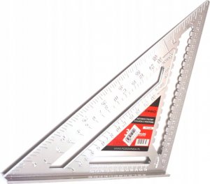 PRO Kątownik ALUMINIOWY STOLARSKI Z PODSTAWĄ 300MM 3