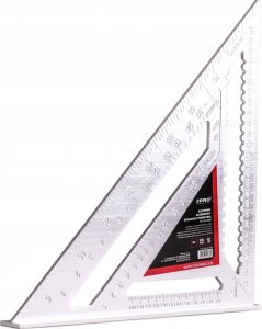 PRO Kątownik ALUMINIOWY STOLARSKI Z PODSTAWĄ 300MM 5