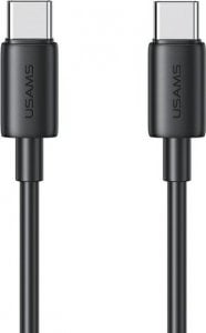 Kabel USB Usams Kabel USAMS YD Series USB-C / USB-C 60W 1m Fast Charging czarny/black 1