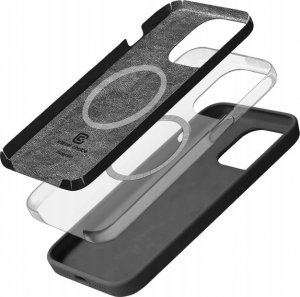 Crong Etui Crong Color Cover Magnetic Apple iPhone 15 Pro Max MagSafe tytanowy 3