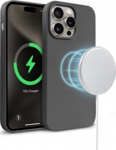 Crong Etui Crong Color Cover Magnetic Apple iPhone 15 Pro Max MagSafe tytanowy 4