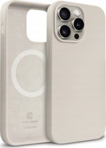 Crong Etui Crong Color Cover Magnetic Apple iPhone 15 Pro MagSafe kamienny beż 2