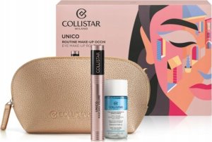 Collistar COLLISTAR SET (MASCARA UNICO INTENSE BLACK VOLUME MASCARA + BI-PHASE MAKE-UP REMOVER SOLUTION 35 ML + POUCH) 1