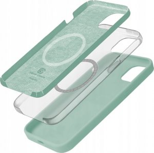 Crong Crong Color Cover Magnetic - Etui iPhone 15 MagSafe (miętowy) 3