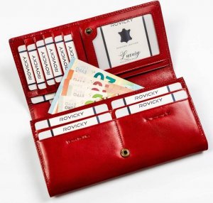 Nicole Duży, pojemny portfel damski ze skóry naturalnej - Nicole NoSize 5