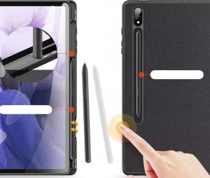 Etui na tablet Dux Ducis Etui Dux Ducis Domo składane z miejscem na rysik do Samsung Galaxy Tab S9 Plus czarne 6
