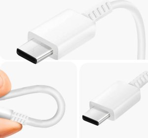 Ładowarka Samsung Oryginalna Ładowarka sieciowa USB-C Samsung 25W + Kabel Type C 180cm Premium Super Fast Charge Zestaw Biała 13