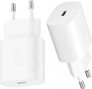 Ładowarka Samsung Oryginalna Ładowarka sieciowa USB-C Samsung 25W + Kabel Type C 180cm Premium Super Fast Charge Zestaw Biała 8