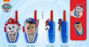 Ekids Zestaw 2x Radiotelefon Krótkofalówka Walkie Talkie / Zasięg 150 M Paw Patrol Psi Patrol / Pw-207.11xv1 7