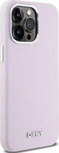 DKNY DKNY Liquid Silicone Small Metal Logo MagSafe - Etui iPhone 14 Pro Max (różowy) 4