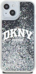 DKNY DKNY Liquid Glitter Big Logo - Etui iPhone 15 Plus / 14 Plus (czarny) 1