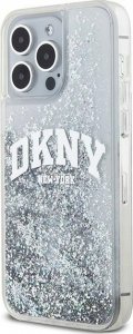 DKNY DKNY Liquid Glitter Big Logo - Etui iPhone 15 Pro Max (biały) 2