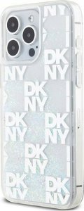DKNY DKNY Liquid Glitter Multilogo - Etui iPhone 15 Pro Max (biały) 2