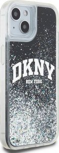 DKNY DKNY Liquid Glitter Big Logo - Etui iPhone 15 / 14 / 13 (czarny) 4