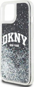 DKNY DKNY Liquid Glitter Big Logo - Etui iPhone 15 / 14 / 13 (czarny) 6