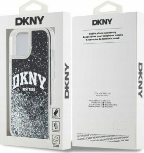 DKNY DKNY Liquid Glitter Big Logo - Etui iPhone 15 / 14 / 13 (czarny) 8