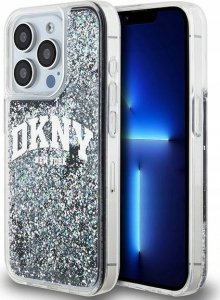 DKNY DKNY Liquid Glitter Big Logo - Etui iPhone 15 Pro (czarny) 3