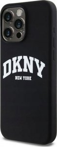 DKNY DKNY Liquid Silicone White Printed Logo MagSafe - Etui iPhone 14 Pro Max (czarny) 2