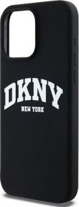 DKNY DKNY Liquid Silicone White Printed Logo MagSafe - Etui iPhone 14 Pro Max (czarny) 6