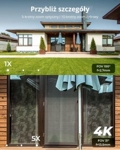 Kamera IP Reolink W437 8 MP Biała 5