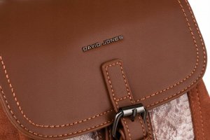David Jones Plecak damski ze skóry ekologicznej z klapką - David Jones NoSize 4
