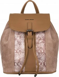 David Jones Plecak damski ze skóry ekologicznej z klapką - David Jones NoSize 2