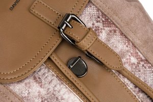 David Jones Plecak damski ze skóry ekologicznej z klapką - David Jones NoSize 5